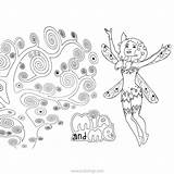 Mia And Me Coloring Pages Unicom Onchao  XColoringscom sketch template