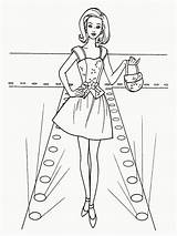 Model Coloring Pages Topmodel Ausmalbilder Fashion Zum Colouring  sketch template