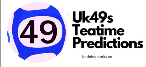 UK49s Teatime Predictions 18 January 2024