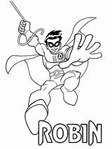 Batman And Robin coloring pages sketch template