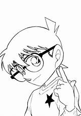 Detective Conan Coloring Pages  sketch template
