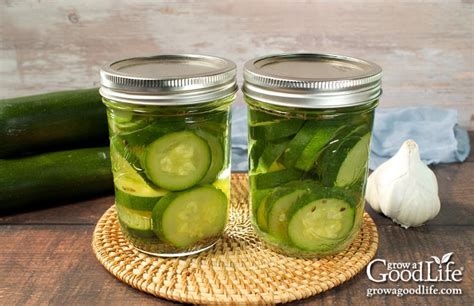 Dill Pickled Zucchini Canning Recipe