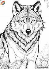 Free Printable Coloring Pages Of Wolves sketch template