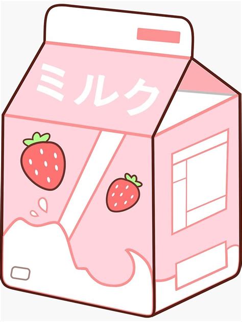 Pin on milk | Cute food drawings, Kawaii stickers, Cute stickers