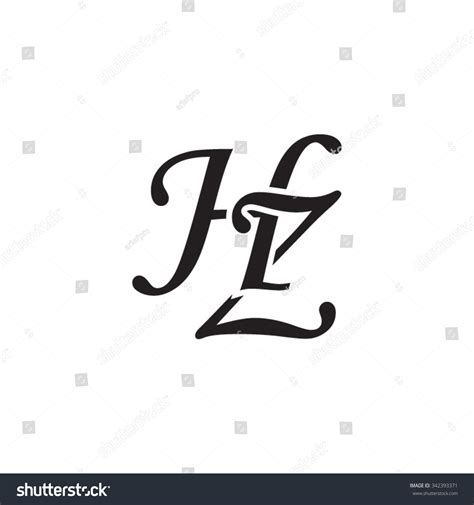 Hz Initial Monogram Logo Stock Vector (Royalty Free) 342393371 | Shutterstock