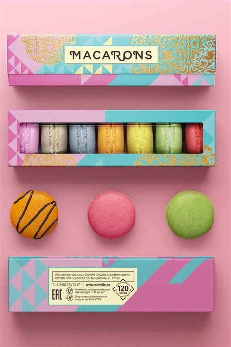 Macarons Packaging Box | Macaron packaging, Macarons, Macaron boxes