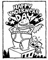 Captain Underpants Coloring Pages  Best For Kids sketch template