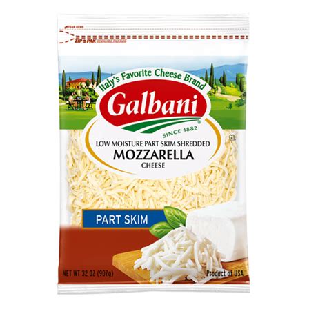 Galbani Dairy Galbani Part Skim Mozzarella Shredded Cheese (32 oz) - Instacart