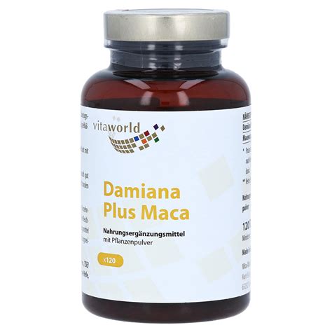 DAMIANA PLUS Maca Kapseln 120 Stück kaufen | medpex