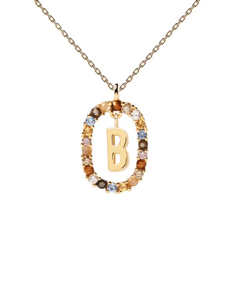 Letter B necklace