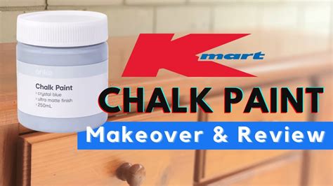 Kmart CHALK PAINT REVIEW: Is their $7 Furniture paint ANY GOOD? Coastal ...