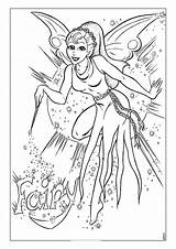 Fairy Using Magic Coloring Page  Free Printable Pages For Kids sketch template