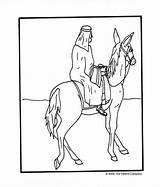 Balaam And Talking Donkey Coloring Pages sketch template