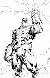 Thanos Coloring Pages Marvel Kids Comic Cool Avengers Drawing Pdf  sketch template