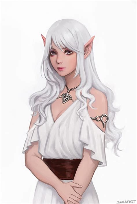 ArtStation - practise, soo young Park | Female elf, Elves fantasy, Elf ...