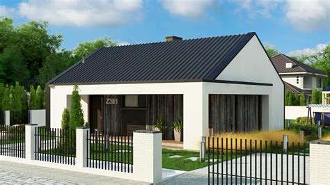 Projekt domu Z381 | House plans farmhouse, Triangle house, Front porch design