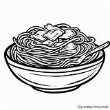 Spaghetti Coloring Pages  Free & Printable sketch template