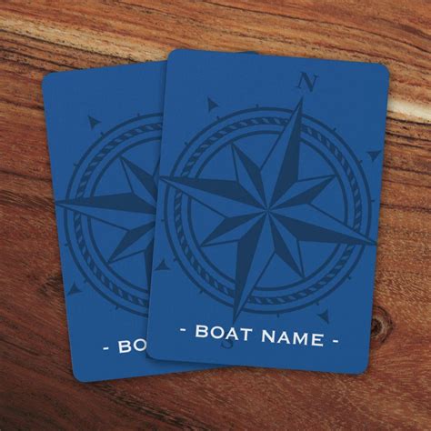 Custom Playing Cards, Boat Names, Compass Rose, Free Design, Tool Design, Zazzle, Personalised ...