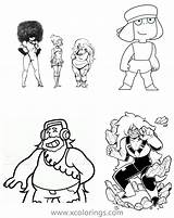 Steven Universe Coloring Pages Characters  XColoringscom sketch template