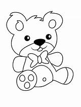 Printable Teddy Bear Coloring Pages – PrintableLib sketch template