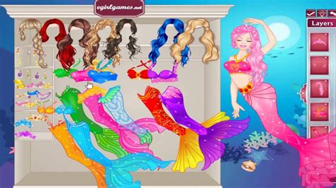 Barbie Girl Mermaid Dress Up - Barbie Games - Game Movie for Girls ...