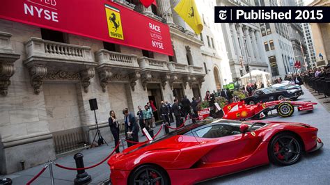 Ferrari Shares Surge in Trading Debut - The New York Times