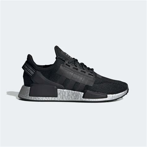 adidas NMD_R1 V2 Shoes - Black | adidas US | Black athletic shoes ...