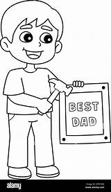 Best Dad Isolated Coloring Page For Kids Stock Vector Image & Art  Alamy sketch template