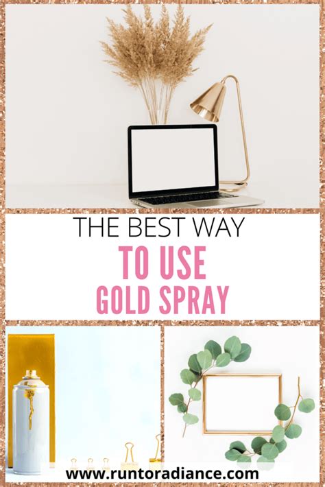 The Best Gold Spray Paint - and How To Use It - Run To Radiance