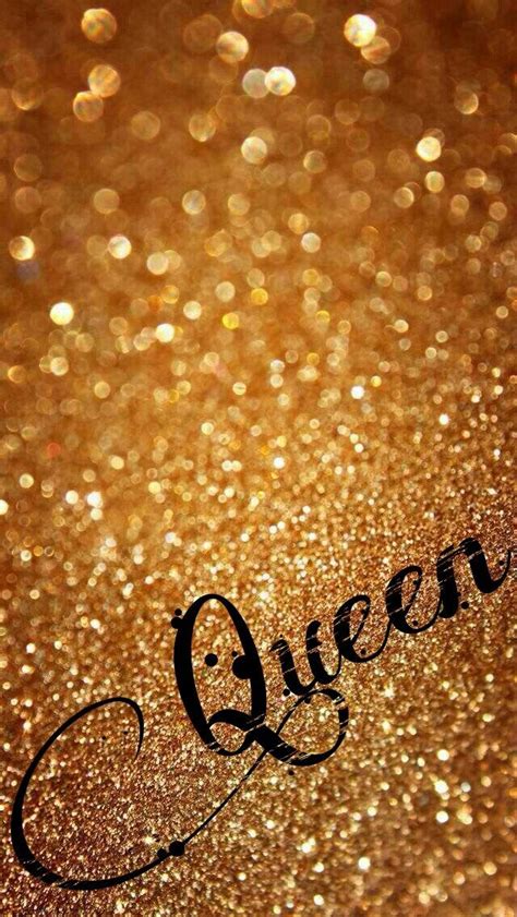 Gold glitter Queen wallpaper | Hintergrundbilder iphone 5, Whatsapp hintergrundbild, Glitzertapete