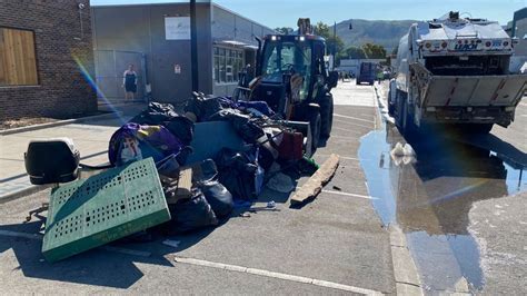 Urban campsite near Poverello Center cleared out in Missoula