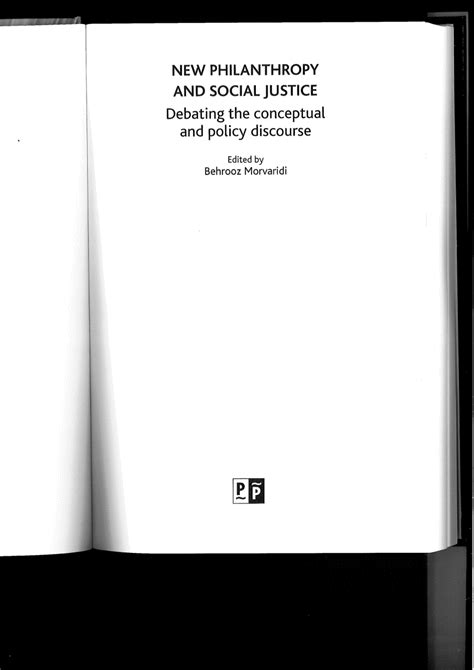 (PDF) Social justice, liberalism and philanthropy: The tensions and ...