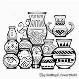 Pottery Coloring Pages  Free & Printable sketch template