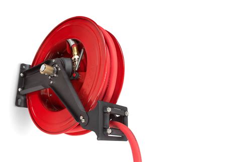 Tekton 50 Ft 1/2 Inch Dual Arm Auto Rewind Swivel Air Compressor Hose ...