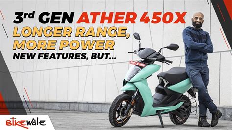 New Ather 450X Review | Gen 3 Electric Scooter Tested | Price, Range ...