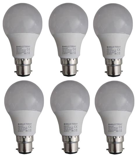 B22 LED 9W Light Bulb Cool White - 6 Pack | Shop Today. Get it Tomorrow ...