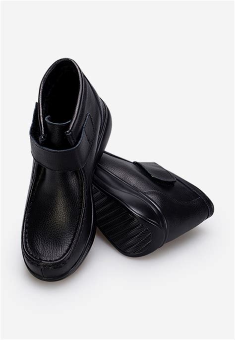 Ghete dama piele negre Ragusa - Zapatos