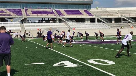 A great look at the game, viewsfor miles at new ACU football stadium.