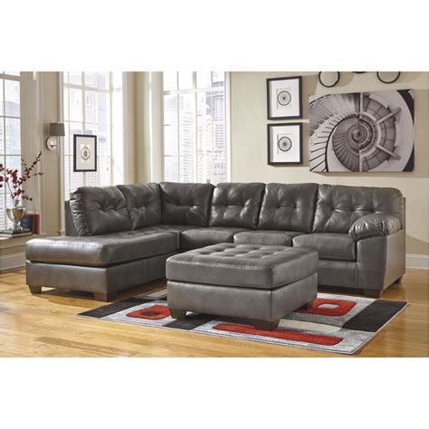 2010267 Ashley Furniture Alliston Durablend - Gray Raf Sofa