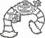 Printable Monster Coloring Pages sketch template