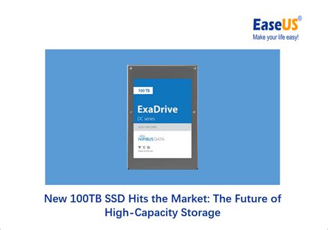 New 100TB SSD Hits the Market: The Future of High-Capacity Storage