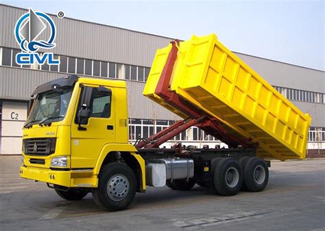 Heavy Duty Howo 6X4 Hook Lift Garbage Truck Detachable Compression Garbage Truck 18 Tons 10 ...