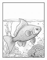 Make A Splash With The Aquarium Fish Coloring Book100 Pages Of  sketch template