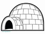Igloo Coloring Page At GetColoringscom  Free Printable Colorings sketch template