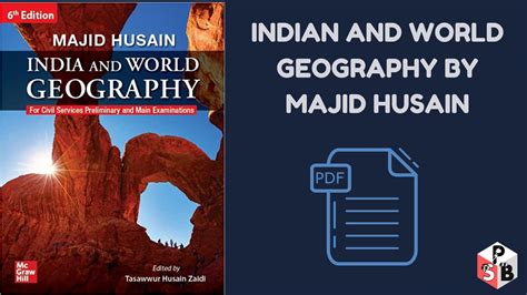 Indian and World Geography by Majid Husain Book PDF (Latest 6th Edition)