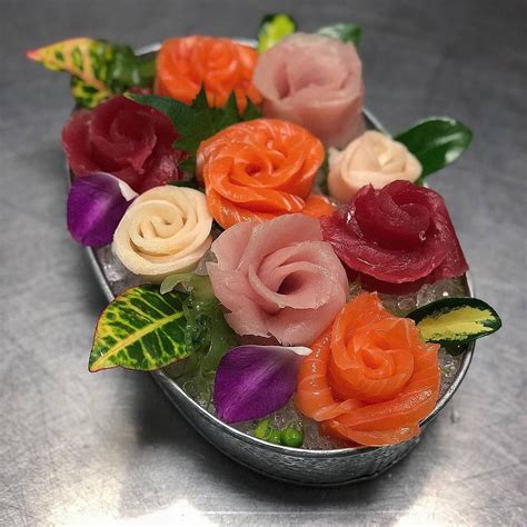 Food Journey on Instagram: “Sushi flower bouquet by @tonydecuisine • • • • • Sashimi Sunday 🌊🌸🐟🌼 ...