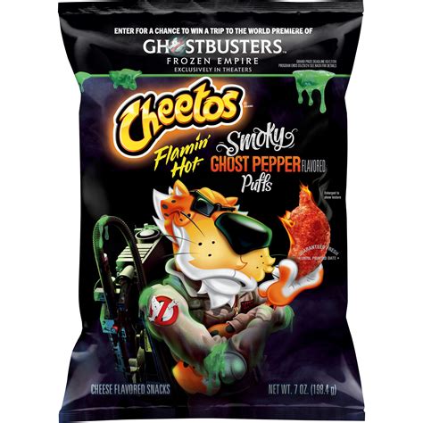 Cheetos Flamin’ Hot Smoky Ghost Pepper Puffs, 7 oz (Packaging may vary) - Walmart.com