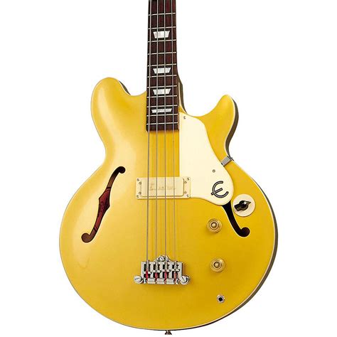 Epiphone Jack Casady Signature Bass Guitar Metallic Gold | Musician's ...