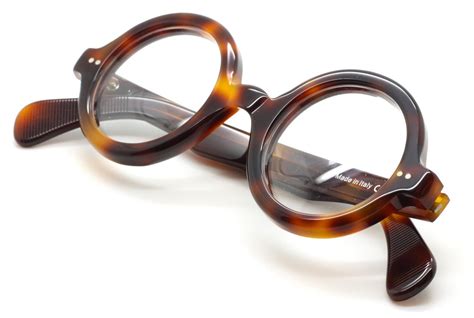 True Round 180E Style Italian Acetate Eyewear by Beuren 'BIG ROUND' in A Tortoiseshell Finish ...