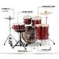 Ludwig BackBeat Complete 5-Piece Drum Set With Hardware and Cymbals ...